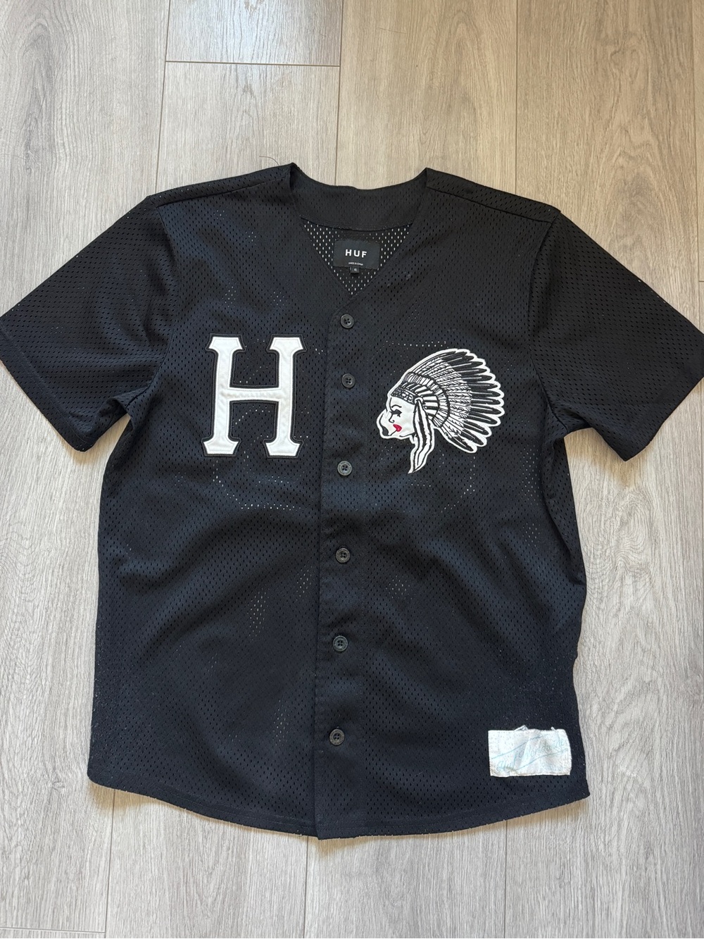 Mens HUF Chief Mesh Baseball Jersey